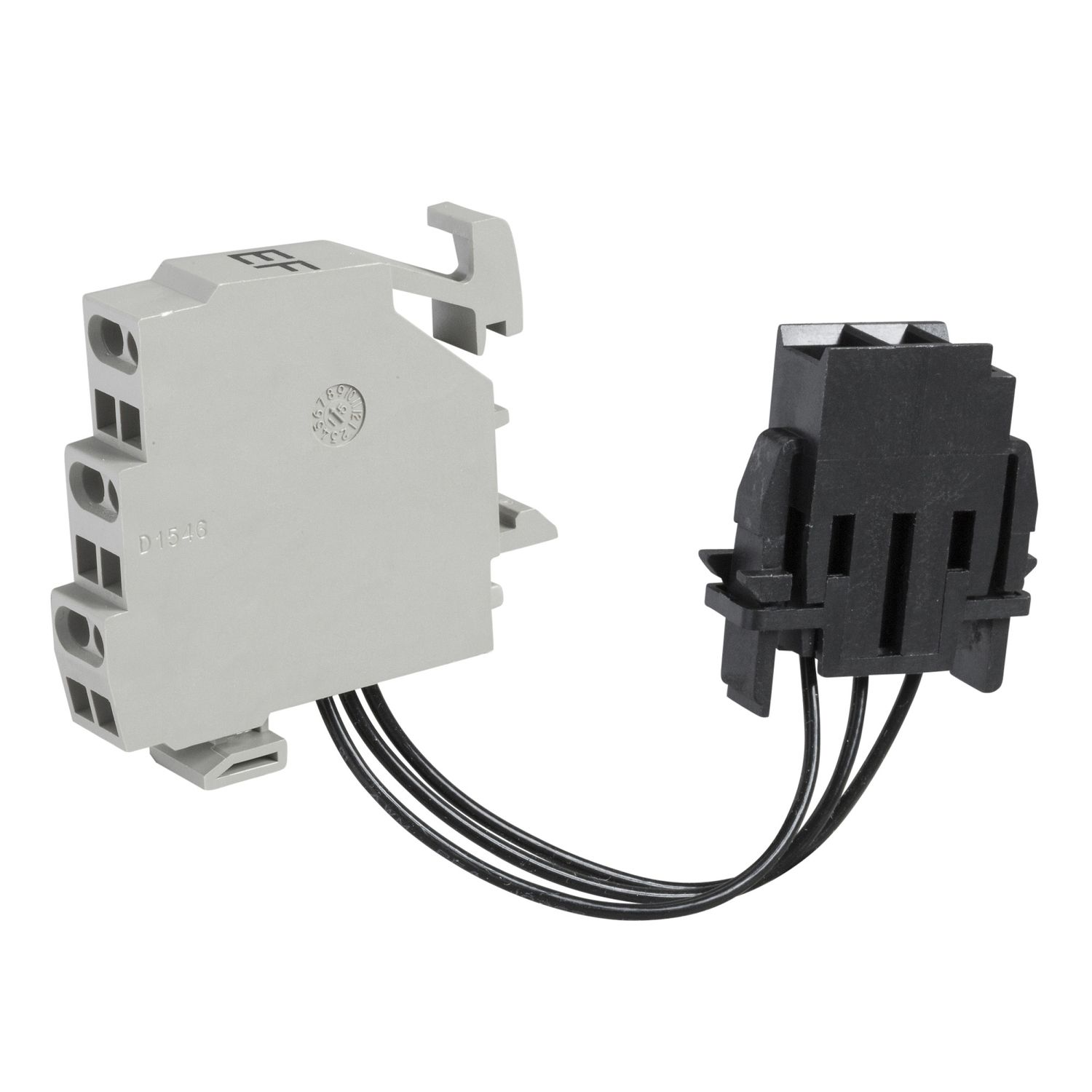 Picture of EF combined connected/closed contact, MasterPact NW drawout, 1 changeover contact, standard  6A/240VAC, spare part