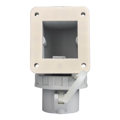 Picture of Appliance Inlet, 16A, 230V, 3-Round Pin, White