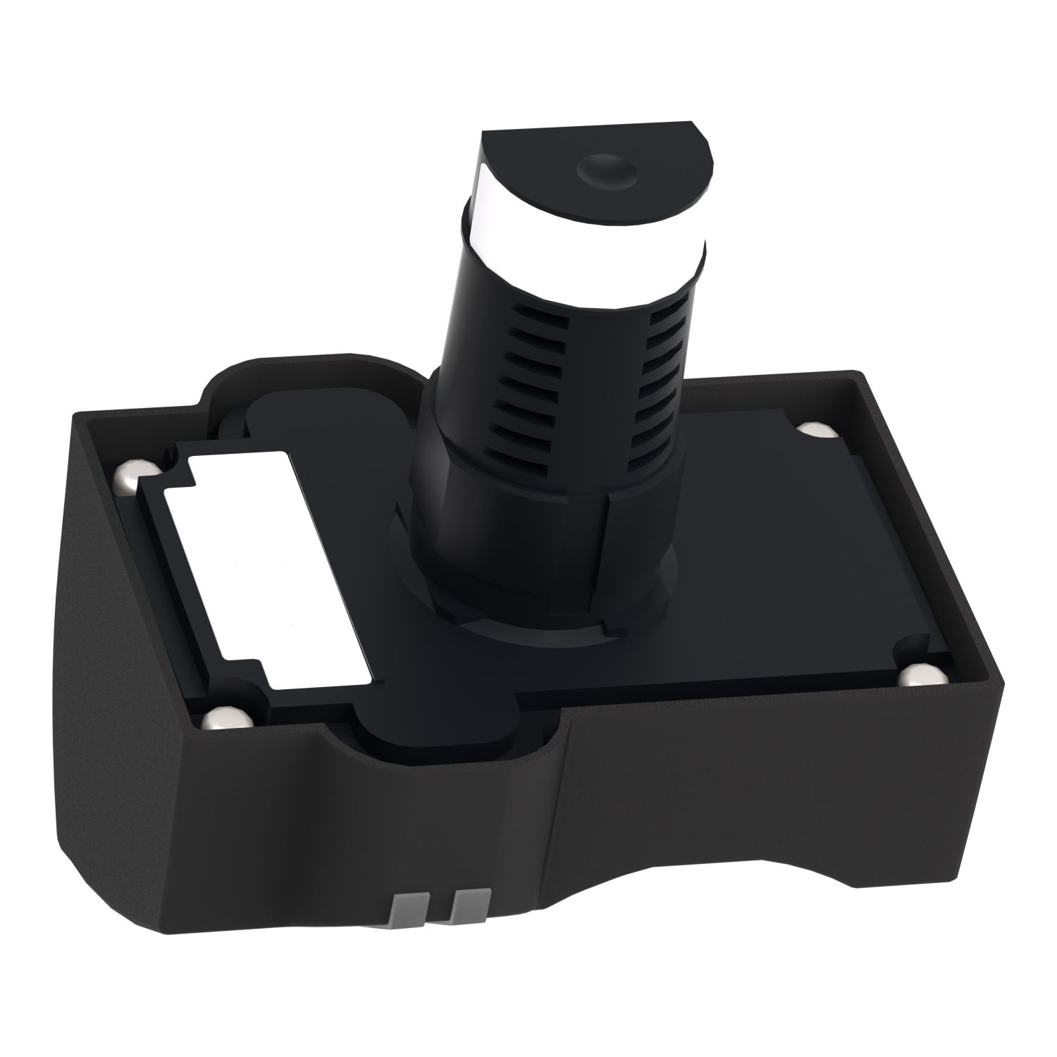 Picture of Biometric switch monostable, Harmony XB5S, plastic, 22mm, connection by M12 connector, 24V AC DC