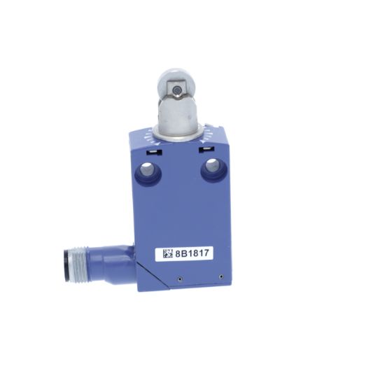 Picture of Limit switch, Limit switches XC Standard, XCMD, steel roller plunger, 1NC+1 NO, snap, M12