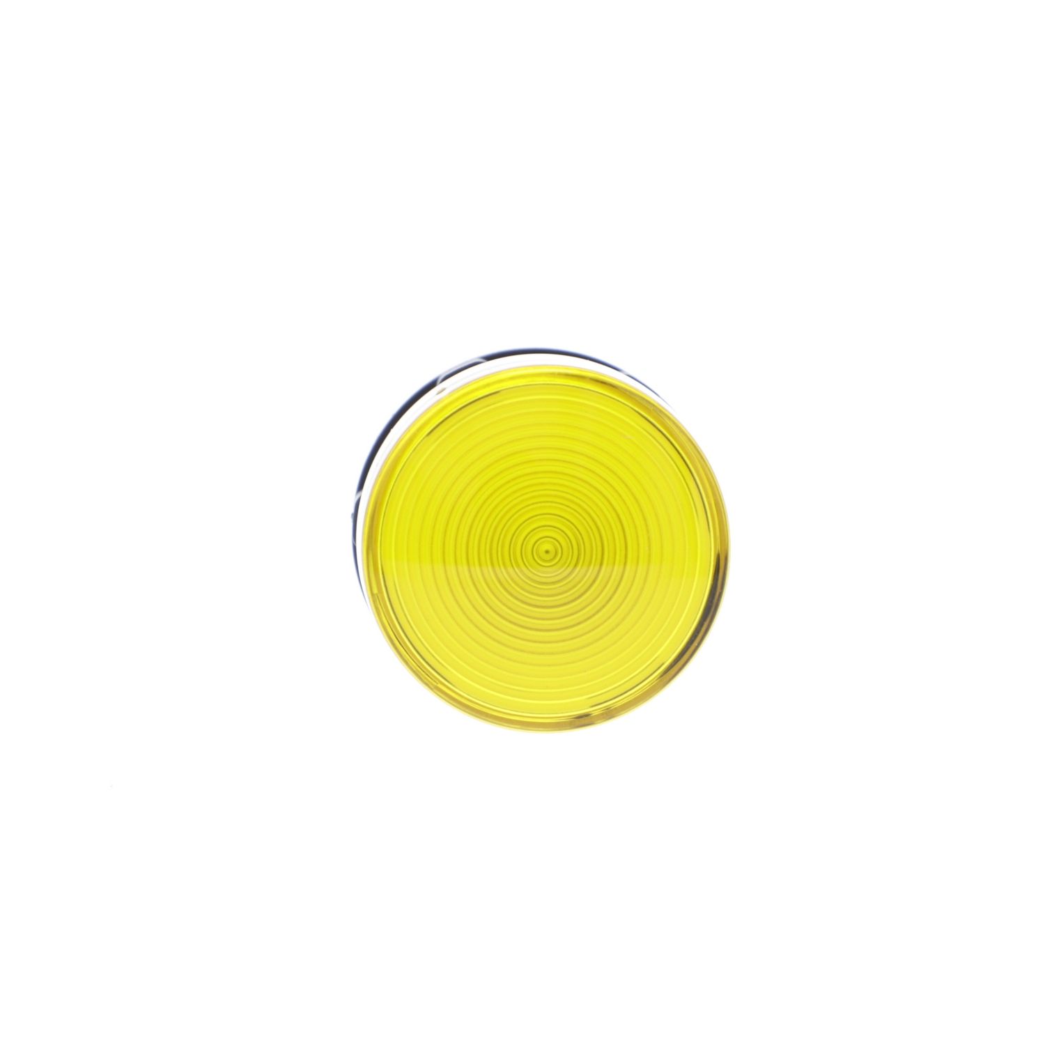 Picture of Monolithic pilot light, Harmony XB7, plastic, yellow, 22mm, integral LED, 24V AC DC