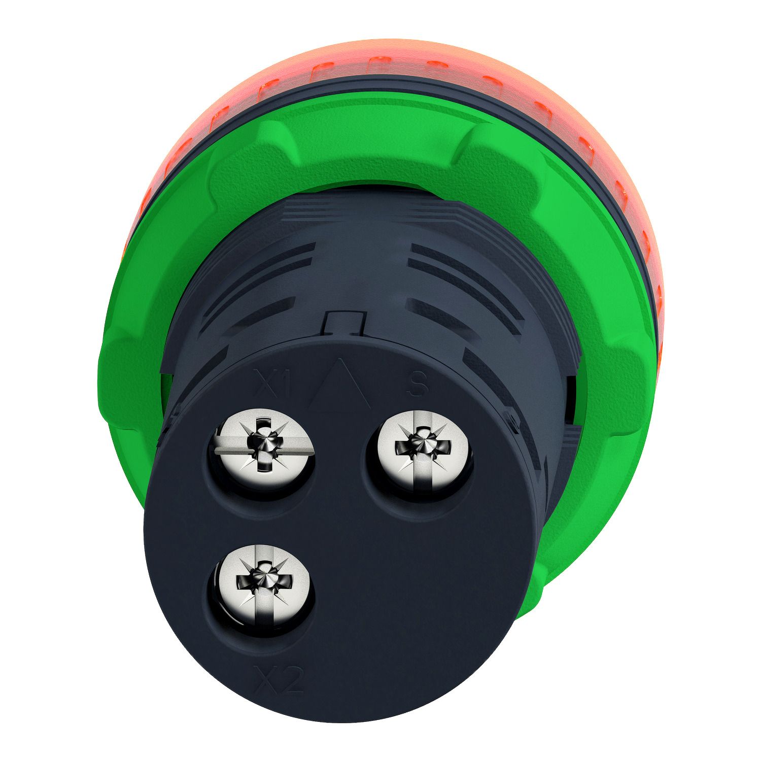 Picture of Annunciator, Harmony XB5, Illuminated buzzer, plastic, red, 22mm, continuous or intermittent tone, 24V AC DC