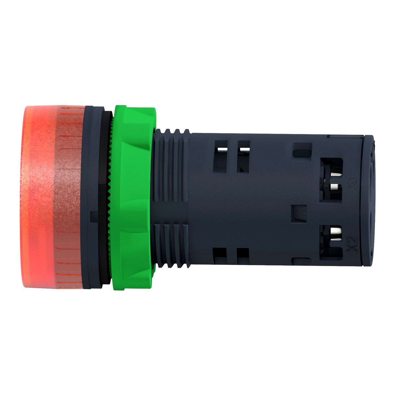 Picture of Annunciator, Harmony XB5, Illuminated buzzer, plastic, red, 22mm, continuous or intermittent tone, 24V AC DC