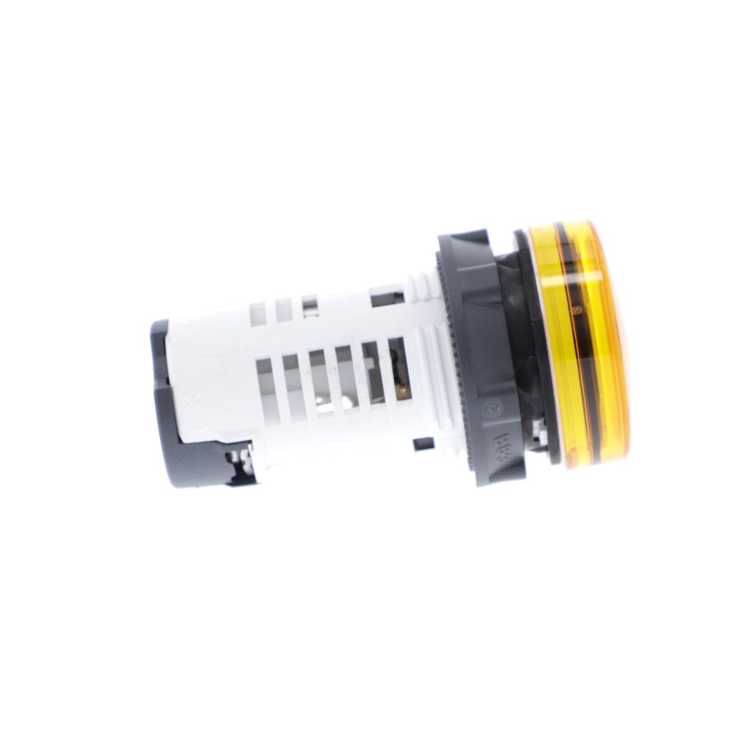 Picture of Monolithic pilot light, Harmony XB7, plastic, orange, 22mm, integral LED, 230...240V AC