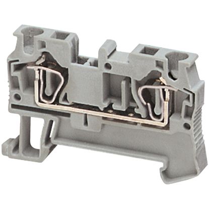 Picture of Terminal block, Linergy TR, spring type, feed through, 2 points, 4mm², orange, set of 50