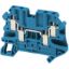 Picture of Terminal block, Linergy TR, screw type, feed through, 4 points, 4mmÂ², blue, set of 50