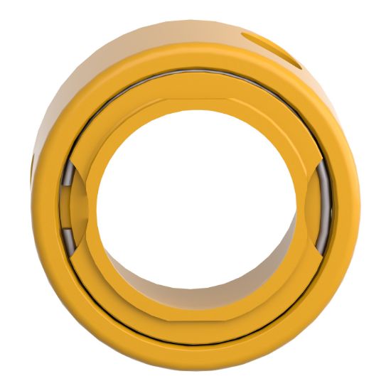 Picture of Padlocking kit, Harmony XB4, for 22mm emergency stop push button, yellow