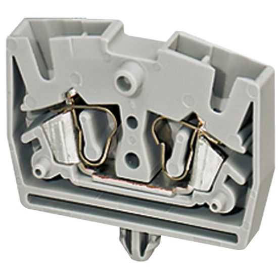 Picture of SPRING TERMINAL, MINI PIN, FEED THROUGH, 2 POINTS, 2,5MM², BLUE, DIRE