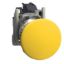 Picture of Complete push button, Harmony XB4, Explosive atmosphere, yellow mushroom pushbutton