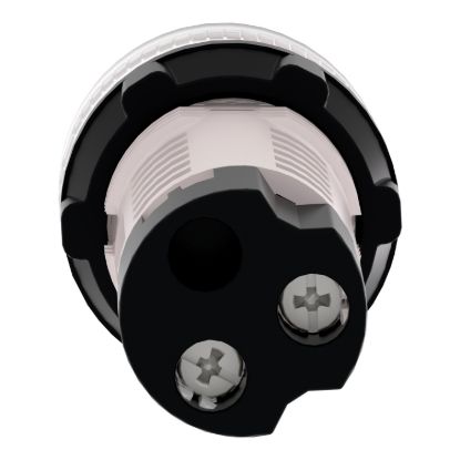 Picture of Monolithic pilot light, Harmony XB7, plastic, clear, 22mm, plain lens for BA9s bulb, lt 250V