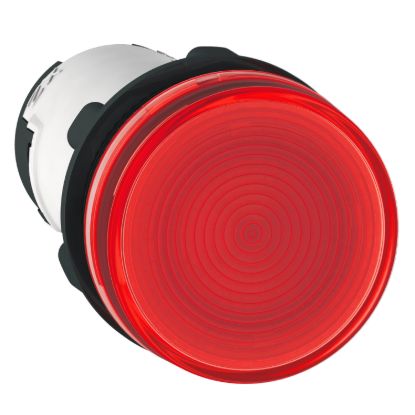 Picture of Pilot light, Harmony XB7, round red, 22mm, bulb BA9s, screw clamp terminals, 230V