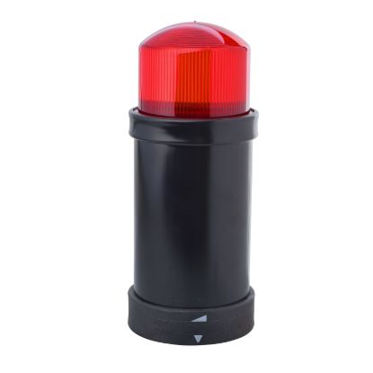 Picture of Indicator bank, Harmony XVB, illuminated unit, plastic, red, 70mm, integral flash discharge tube, 10joule, 120V AC