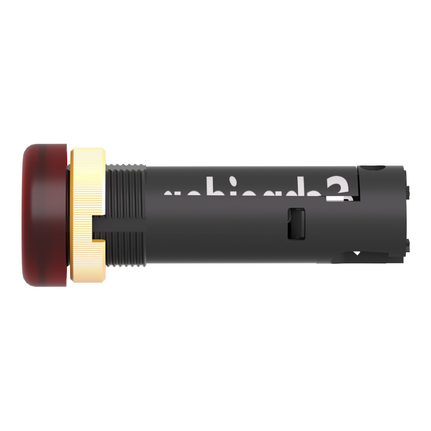 Picture of Pilot light, Harmony XVL, plastic, red, 12mm, covered LED, 24V DC