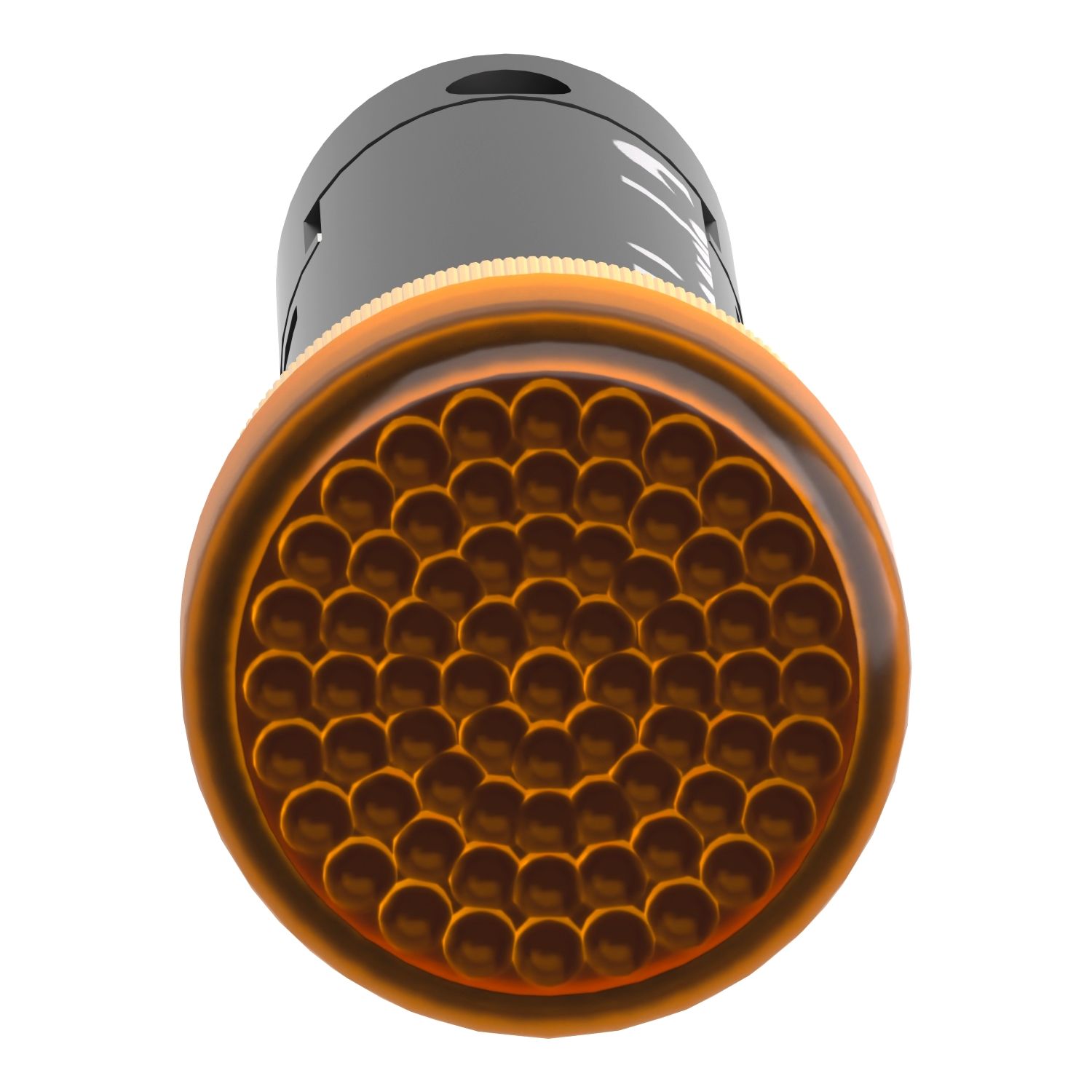 Picture of Pilot light, Harmony XVL, plastic, yellow, 12mm, covered LED, 24V DC