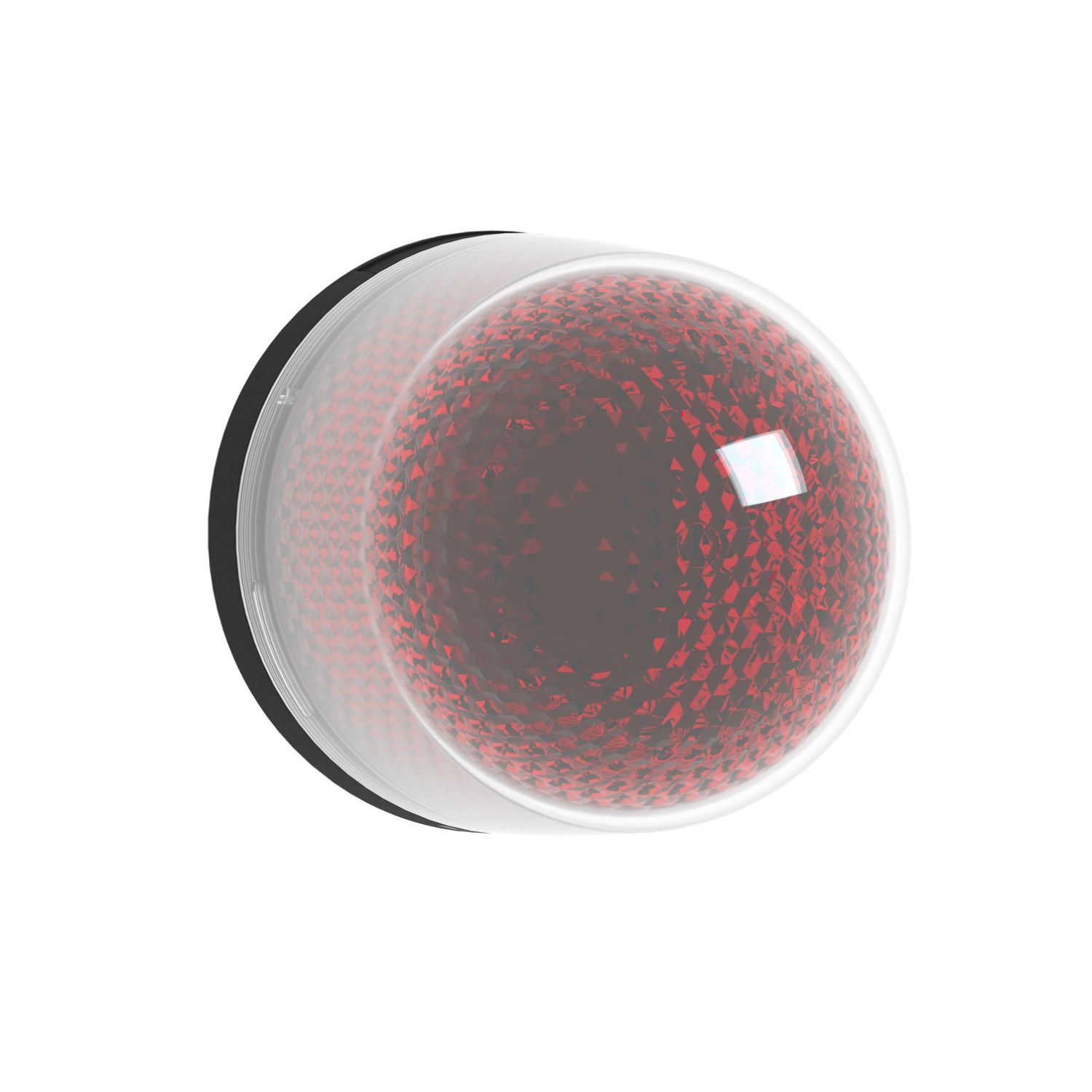 Picture of Illuminated beacon without buzzer, Harmony XVR, red, 100mm, integral LED, 100...230V AC