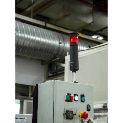 Picture of audible unit for modular tower light, Harmony XVU, black, 60mm, sound, 24V AC/DC