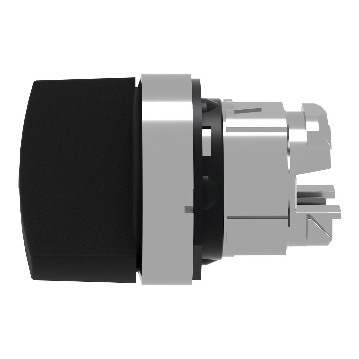 Picture of Head for selector switch, Harmony XB4, metal, black, 22mm, 2 positions, spring return from right to left