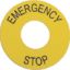 Picture of Marked legend, Harmony XAC, legend, 22mm, 60mm, emergency stop