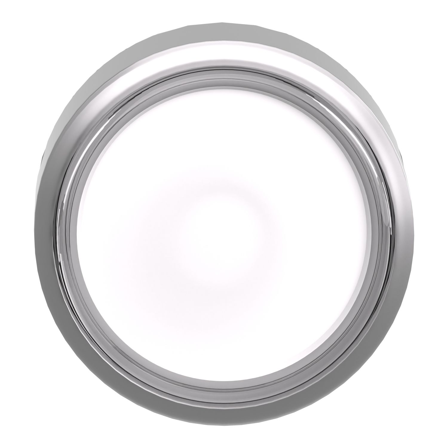 Picture of Head for illuminated push button, Harmony XB4, metal, flush, clear, 22mm, spring return, plain lens for BA9s bulb