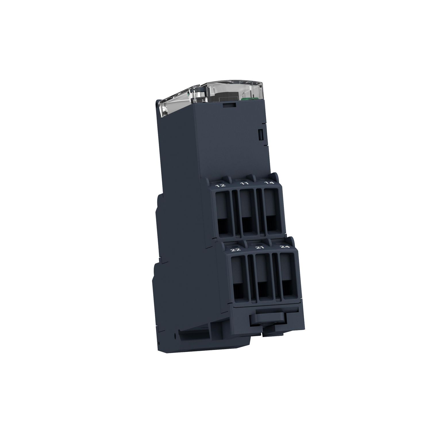 Picture of voltage control relay, Harmony Control Relays, 8A, 2CO, overvoltage or undervoltage detection, 0.05â€¦5V AC DC, 24â€¦240V AC DC