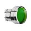 Picture of Head for non illuminated push button, Harmony XB4, metal, recessed, green, 22mm, spring return, unmarked
