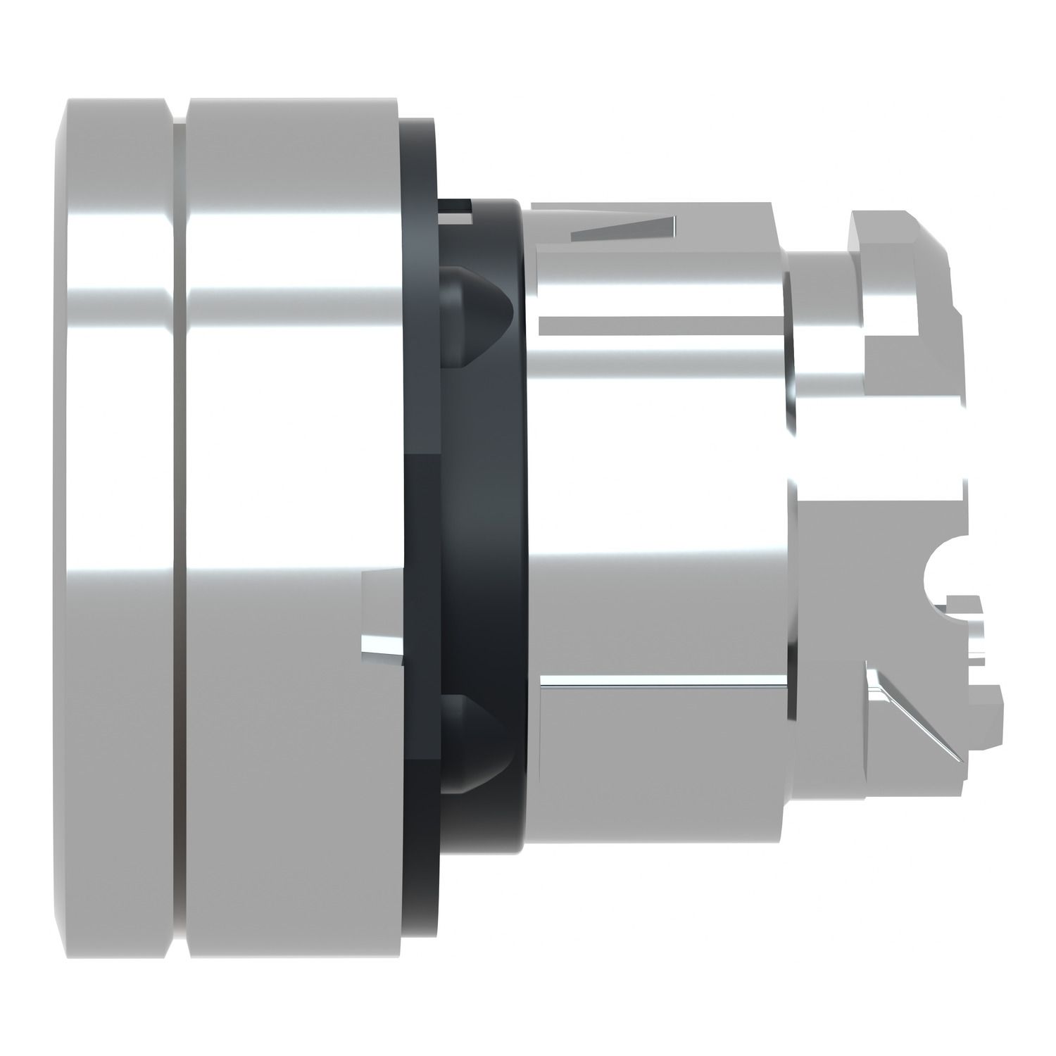 Picture of Head for non illuminated push button, Harmony XB4, metal, recessed, green, 22mm, spring return, unmarked