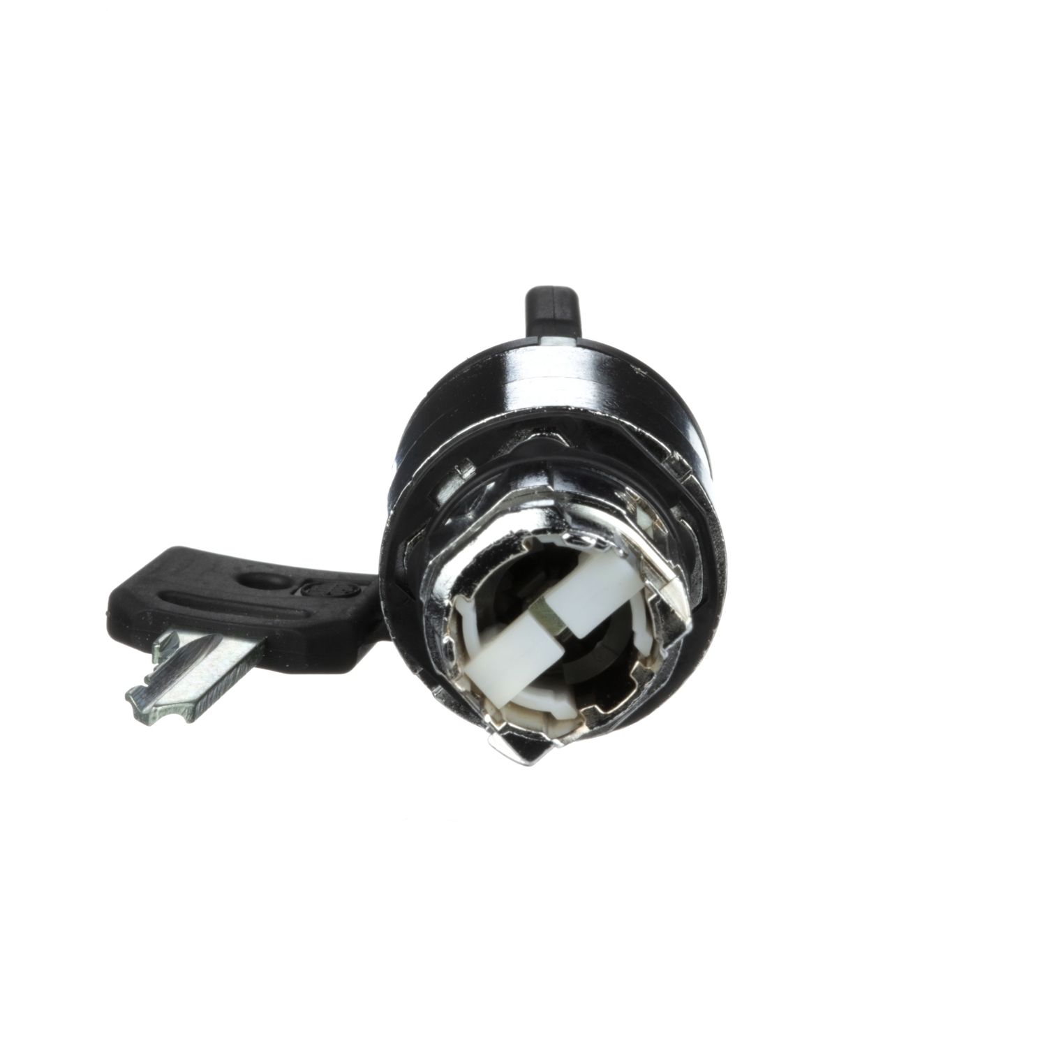 Picture of Key switch selector head, Harmony XB4, metal, black, Ø22, key 455, 2 positions, stay put