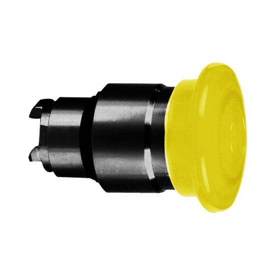 Picture of Head for illuminated push button, Harmony XB4, orange Ø 40 illum mushroom pushbutton Ø22 mm spring return integral LED