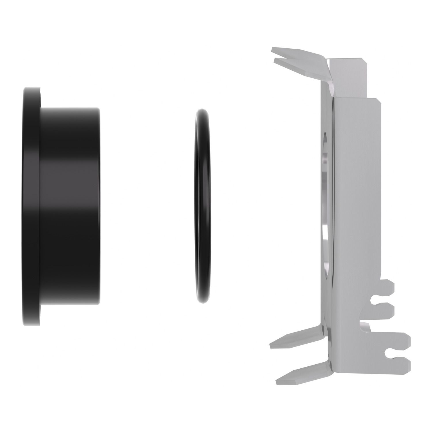 Picture of Flush mounting kit, Harmony XB4, metal, black, for selector switch and illuminated push button 22mm