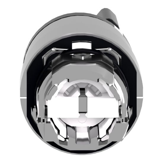 Picture of Head for key selector switch, Harmony XB4, metal, black, 22mm, key 458A, 2 positions, stay put