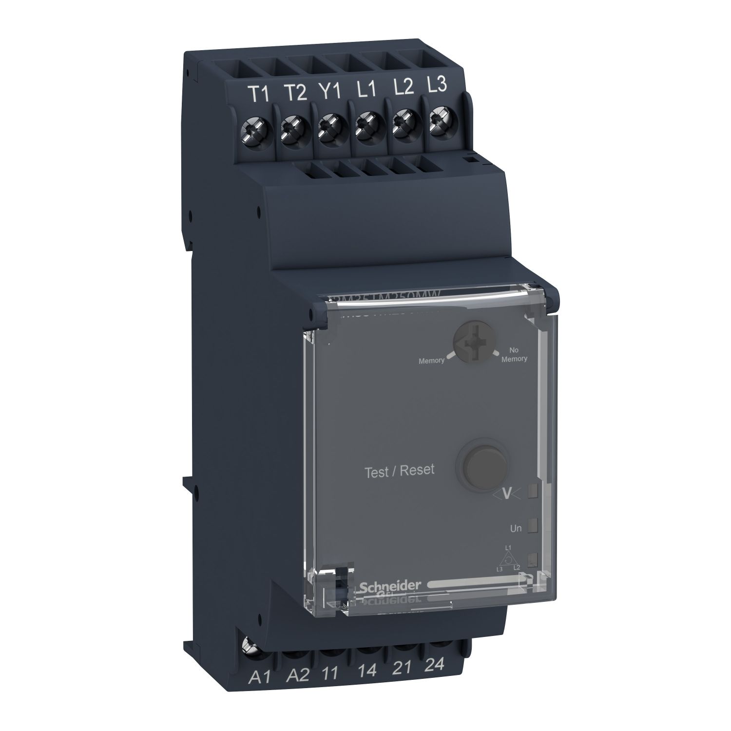 Picture of Modular motor voltage and temperature Control Relay, Harmony Control Relays, 5 A , 2 NO, 24..240 V AC/DC