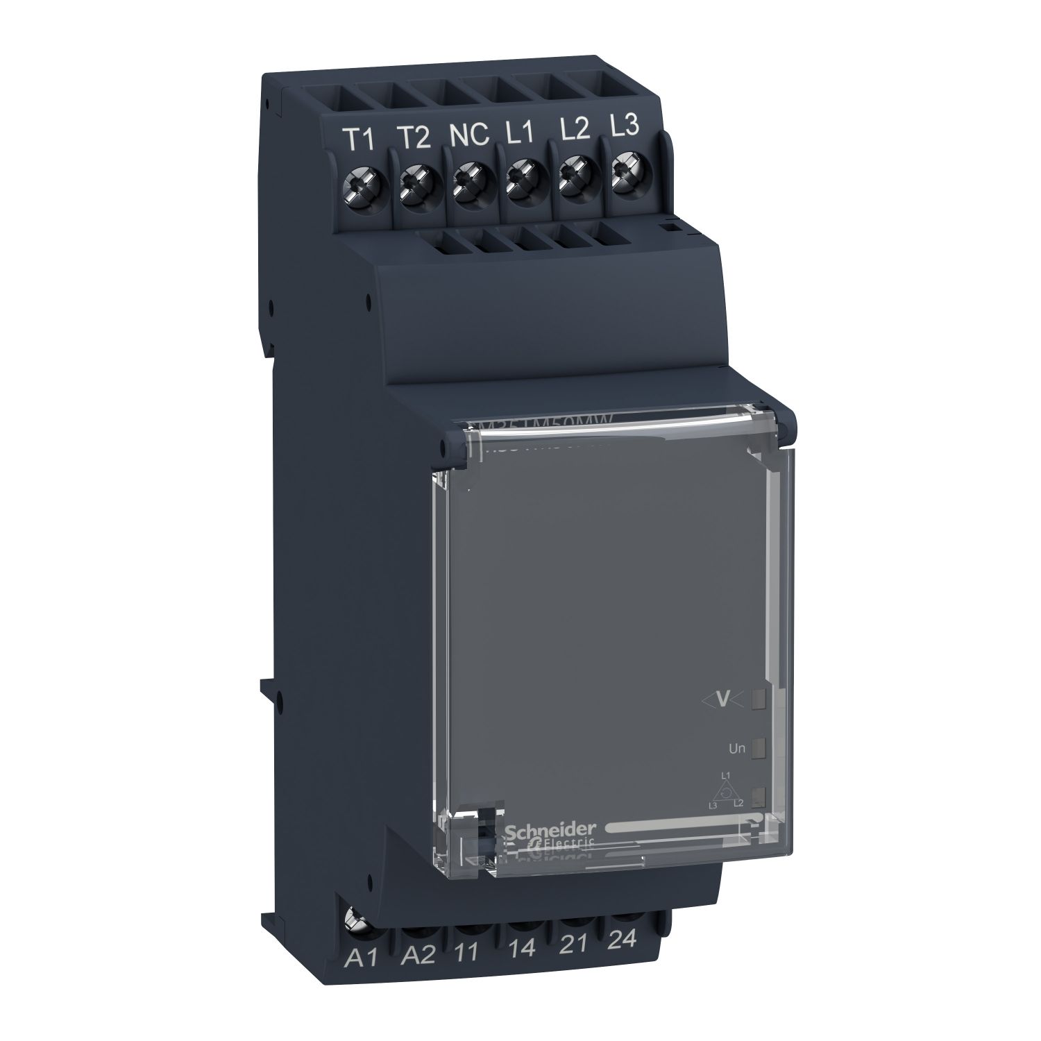 Picture of Modular motor voltage and temperature Control Relay, Harmony Control Relays, 5 A , 2 NO, 24..240 V AC/DC