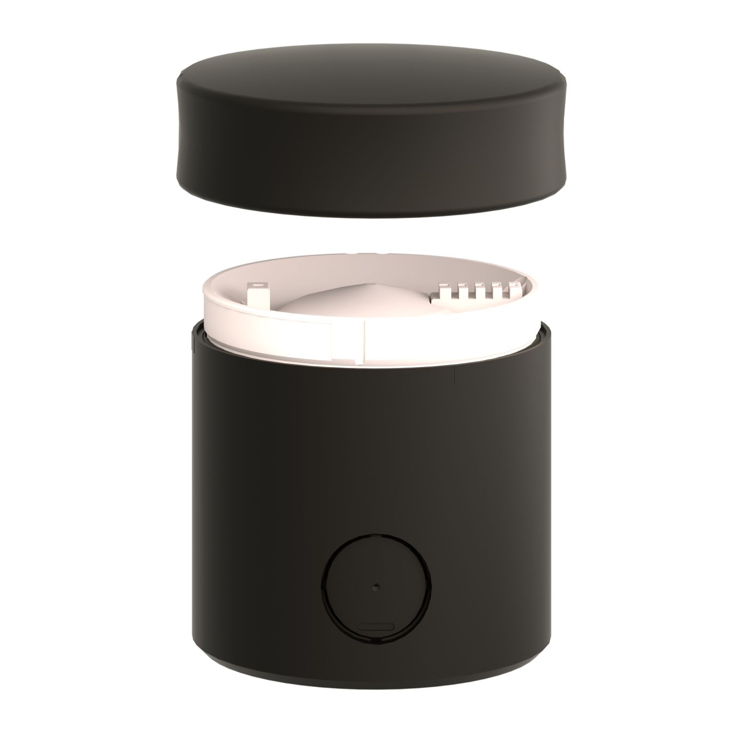 Picture of Base unit with cover, Harmony XVB, side cable entry, plastic, black, 70mm, AS-Interface connection