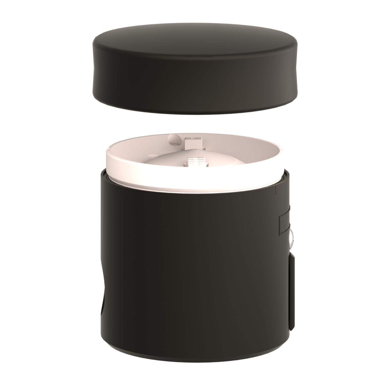 Picture of Base unit with cover, Harmony XVB, side cable entry, plastic, black, 70mm, AS-Interface connection