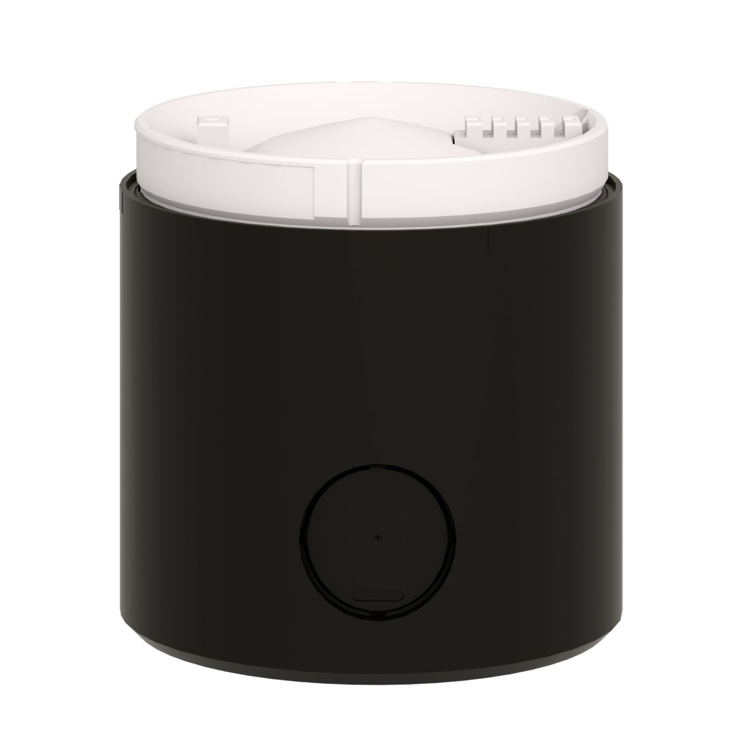 Picture of Base unit for modular tower lights, Harmony XVB, plastic, black, 70mm, bottom or side cable entry