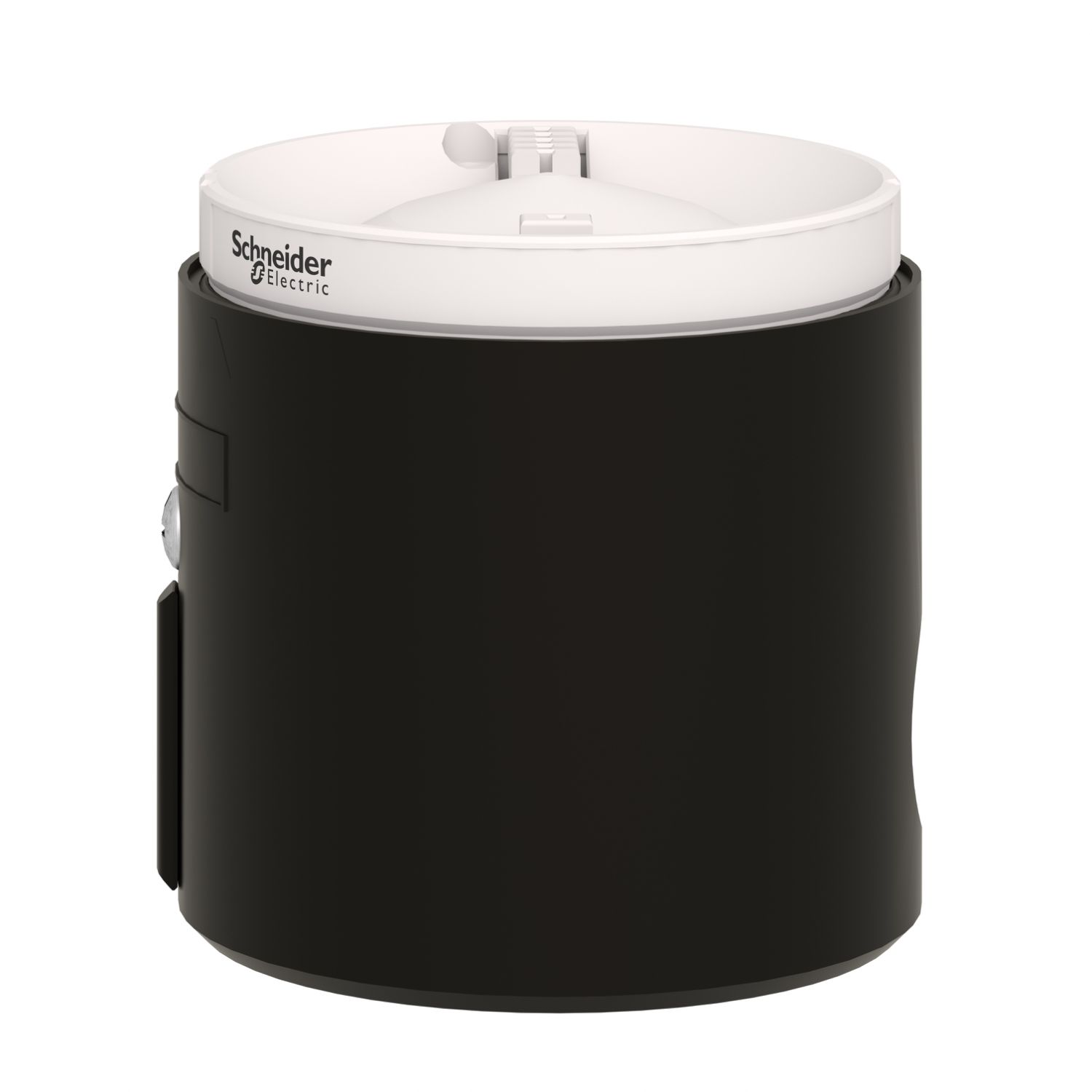 Picture of Base unit for modular tower lights, Harmony XVB, plastic, black, 70mm, bottom or side cable entry