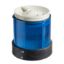 Picture of Indicator bank, Harmony XVB, illuminated unit, plastic, blue, 70mm, steady, integral LED, 24V AC/DC