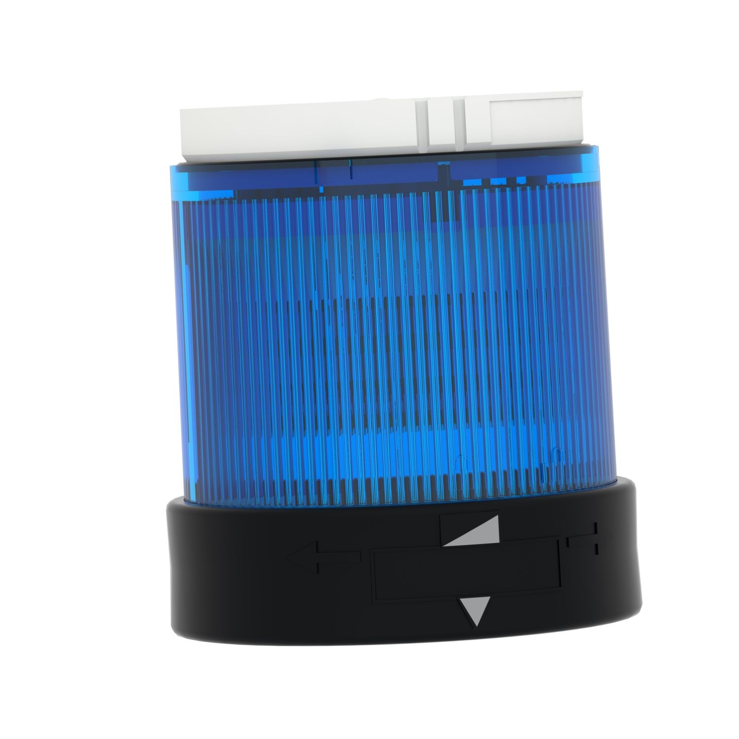 Picture of Indicator bank, Harmony XVB, illuminated unit, plastic, blue, 70mm, steady, integral LED, 24V AC/DC