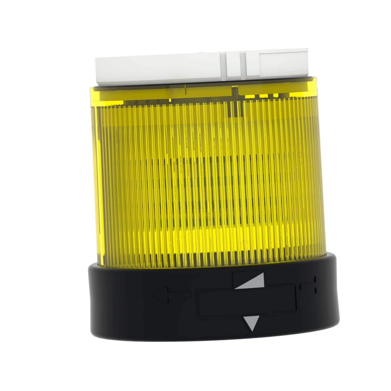 Picture of Indicator bank, Harmony XVB, illuminated unit, plastic, yellow, 70mm, steady, integral LED, 24V AC/DC