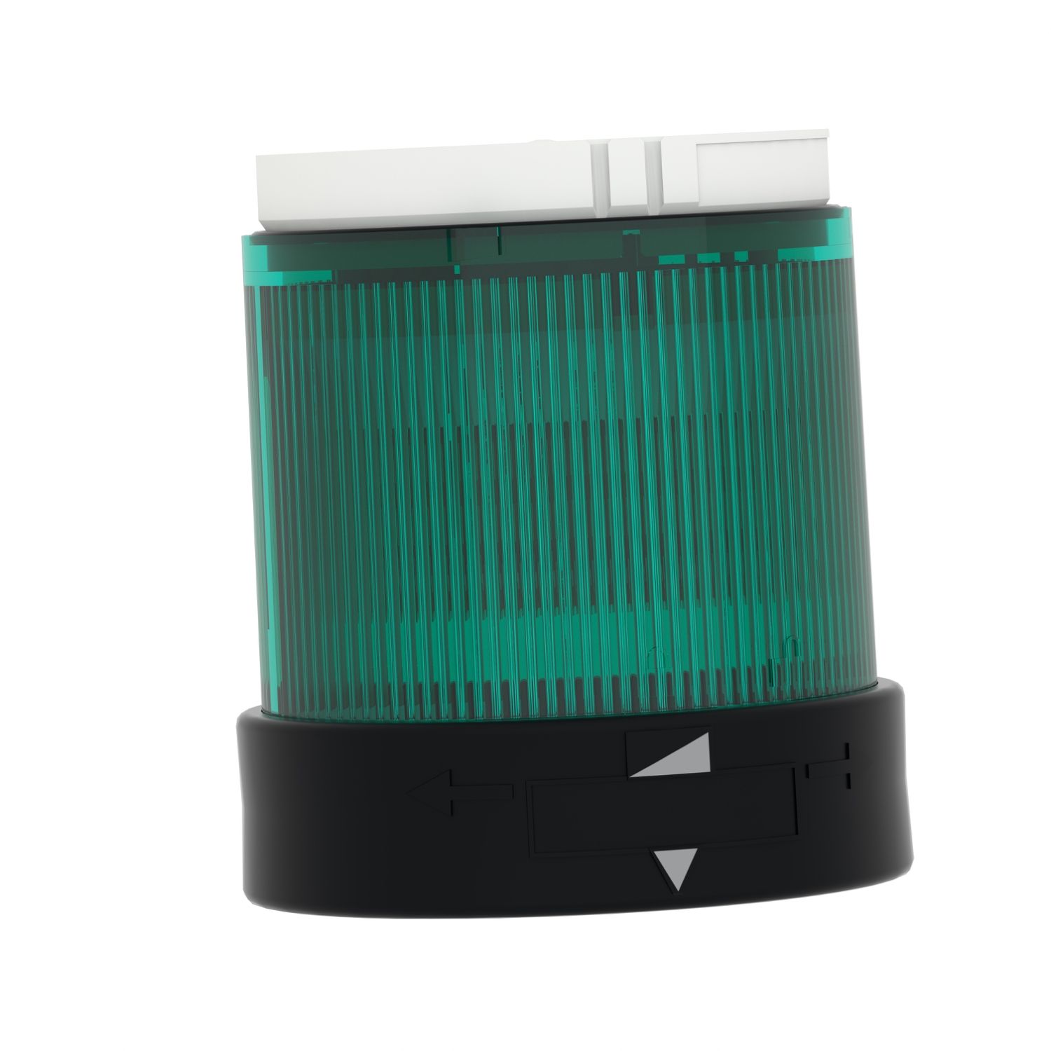 Picture of Indicator bank, Harmony XVB, illuminated unit, plastic, green, 70mm, steady, integral LED, 230V AC