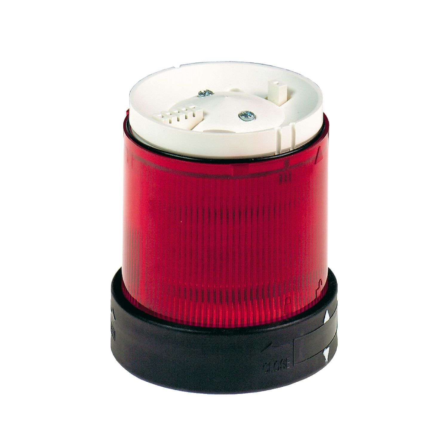 Picture of Indicator bank, Harmony XVB, illuminated unit, plastic, red, 70mm, flashing, for bulb or LED, 48... 230V AC