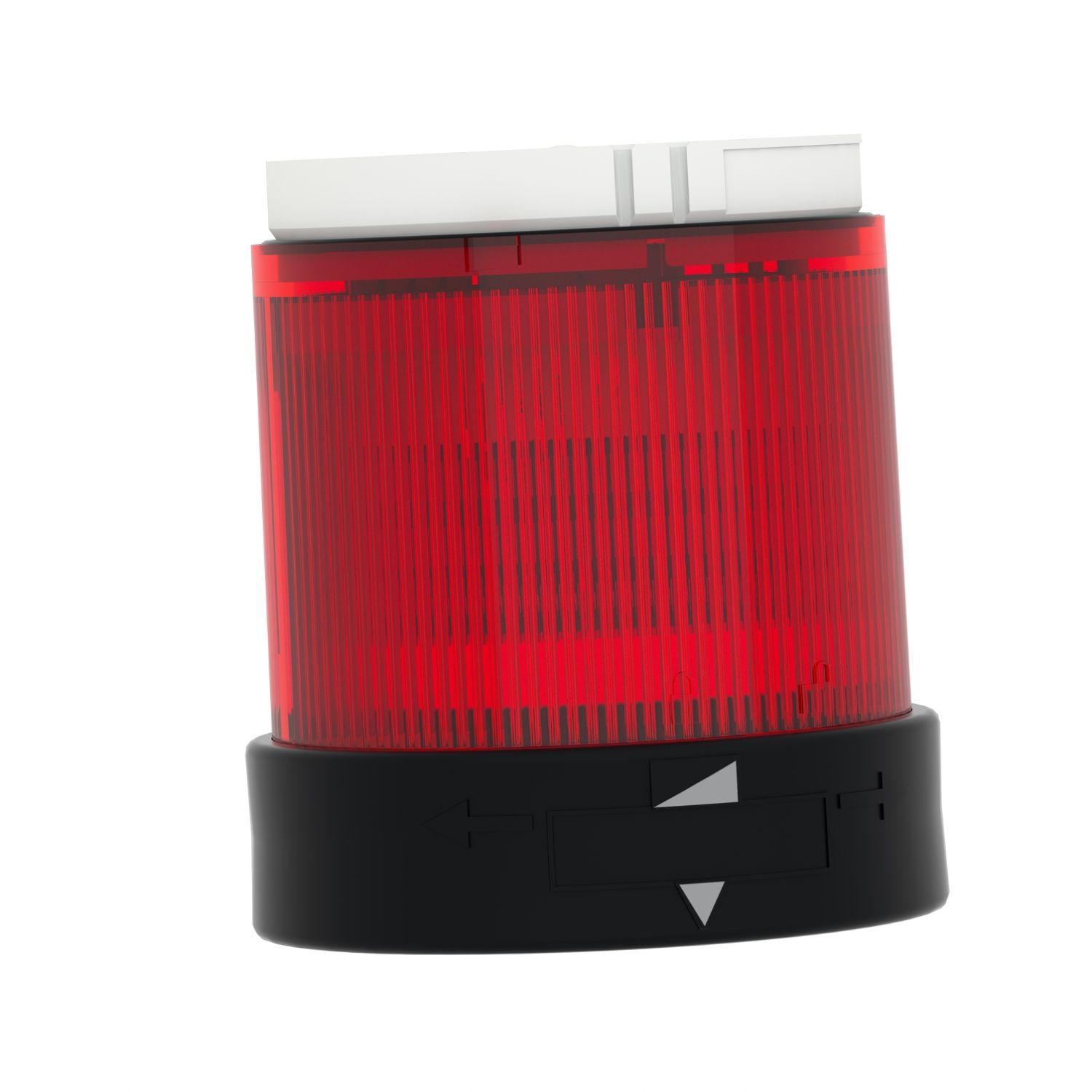 Picture of Indicator bank, Harmony XVB, illuminated unit, plastic, red, 70mm, flashing, for bulb or LED, 48... 230V AC