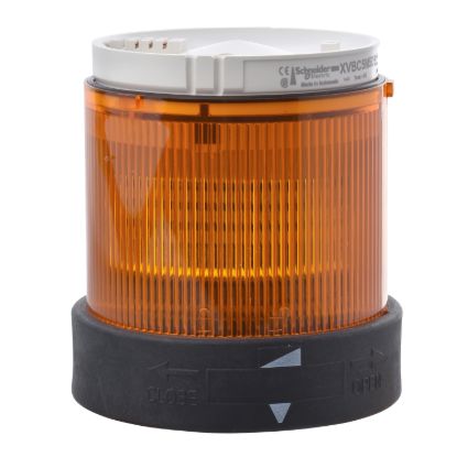 Picture of Indicator bank, Harmony XVB, illuminated unit, plastic, orange, 70mm, flashing, for bulb or LED, 48... 230V AC