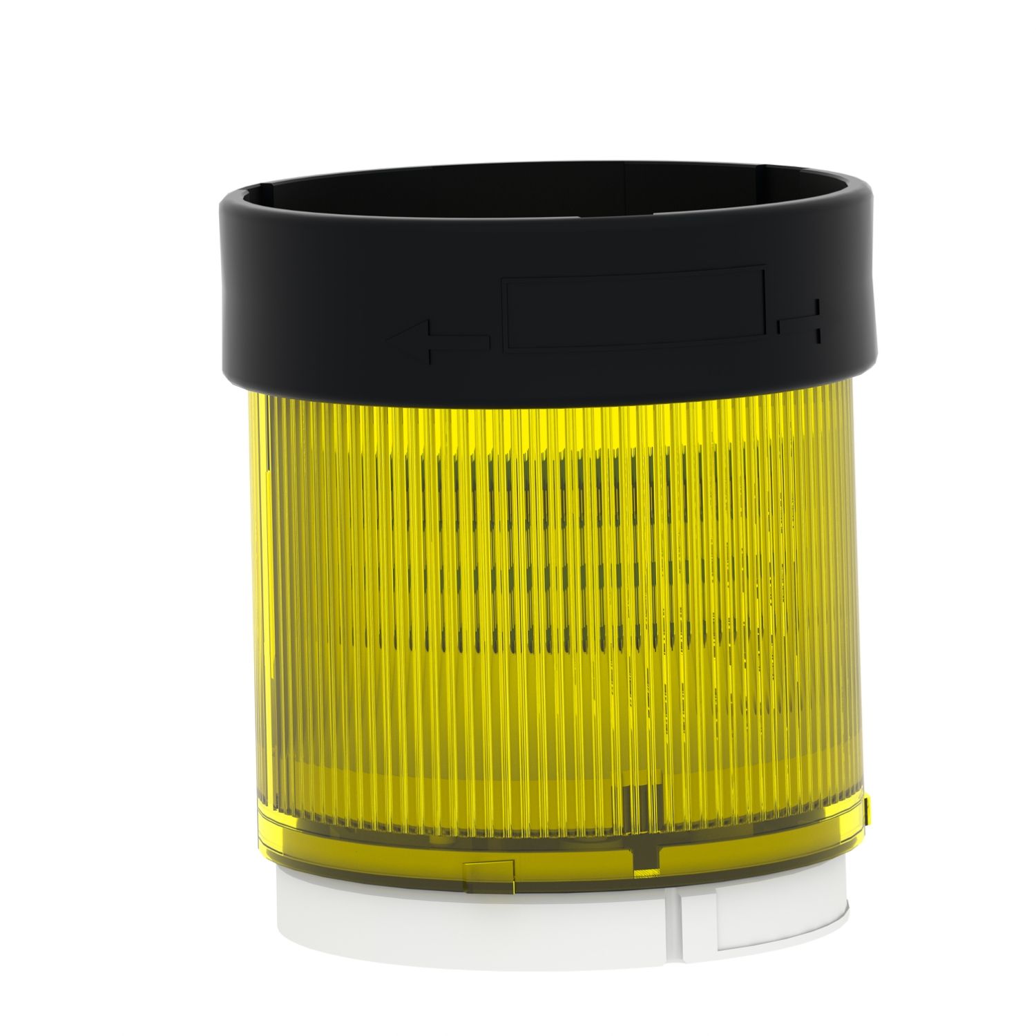 Picture of Indicator bank, Harmony XVB, illuminated unit, plastic, yellow, 70mm, flashing, integral LED, 24V AC/DC