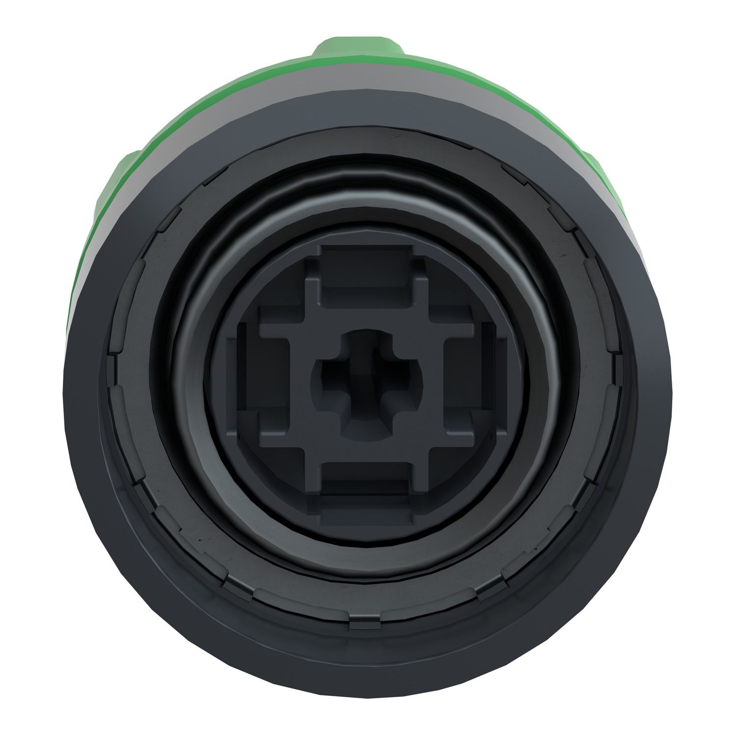 Picture of Head for non illuminated push button, Harmony XB5, plastic, 22mm, spring return,without cap