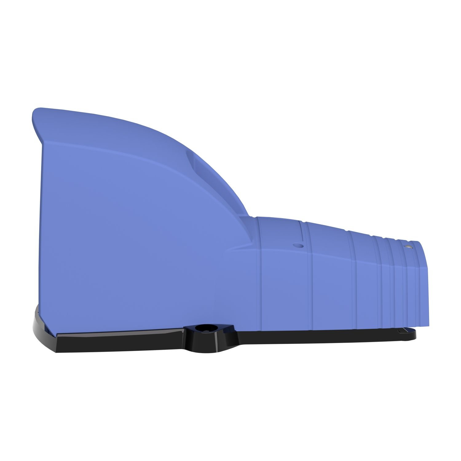 Picture of Single foot switch, Harmony XPE, plastic, blue, with cover, 1 step, 1 contact 1NC+NO, IP66