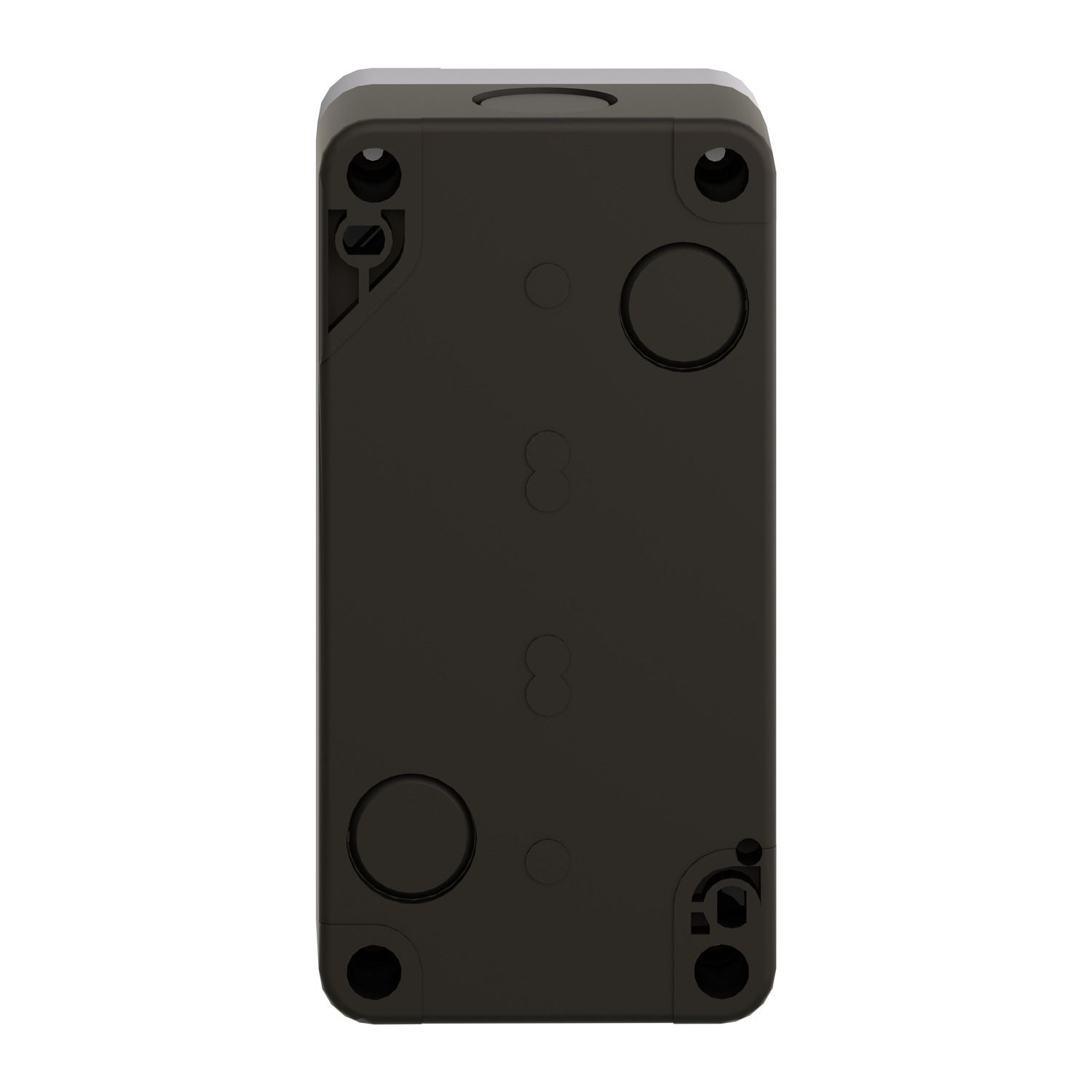 Picture of Empty enclosure, Easy Harmony XALB, plastic, grey lid, 3 cut outs, 22mm, IP65