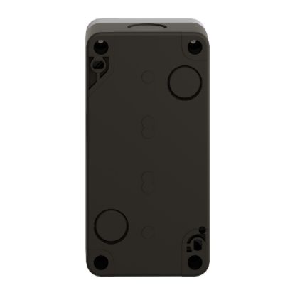 Picture of Empty enclosure, Easy Harmony XALB, plastic, grey lid, 3 cut outs, 22mm, IP65