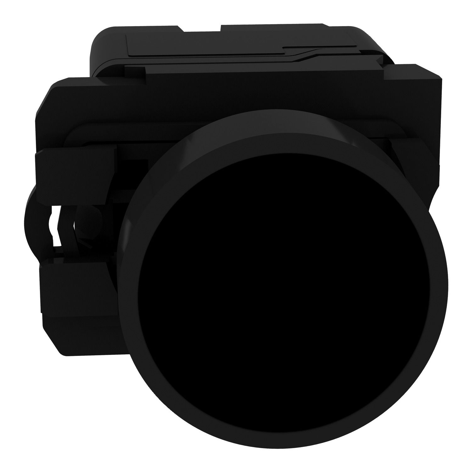 Picture of Wireless push button and non-configurable receiver, Harmony XB5R, plastic, Ø22, with 1 black cap, 24 V DC