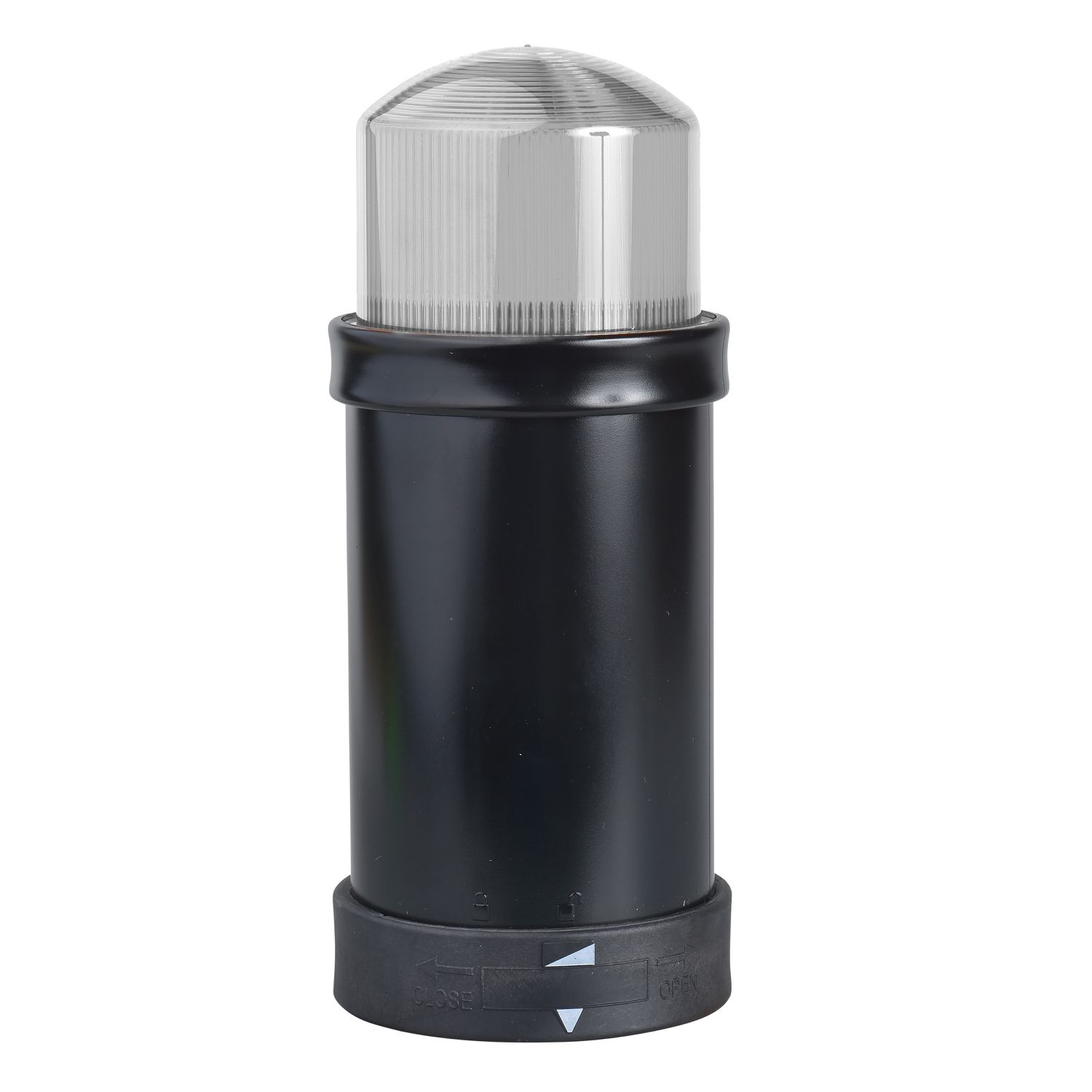 Picture of Indicator bank, Harmony XVB, illuminated unit, plastic, clear, 70mm, integral flash discharge tube, 5joule, 24V AC/DC